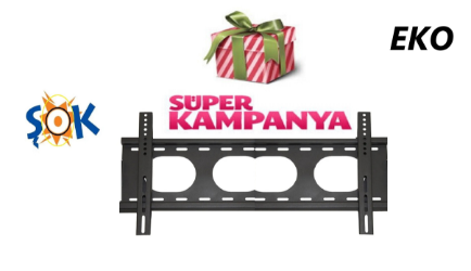 32" 55" 65" Duvar Tipi, 2 Kademe Yükseklik Ayarlı Askı Aparatı