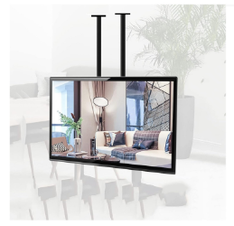  55" 60" 65" 75" 85" 100" Uyumlu, LCD Çift Bağlantılı Tavan Askı Aparatı 150 cm