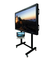 37"-55" Seyyar Tekerlekli Sunum Standı-LCD Askı Aparatı