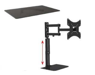 27"-32" 43" Çift Hareketli LCD TV Askı Aparatı 