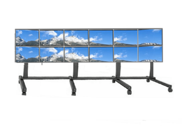 17" 43" 2 x 6 Çoklu Monitör İzleme Standları