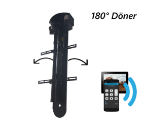 43" 55" 65" 75" 85"  Elektrikli Tavan TV, Lift Asansörlü, Otomatik Aşagı Yukarı (Sağ -Sol) Dönme Özelliği Kumandalı Ayarlı, TV Lift 