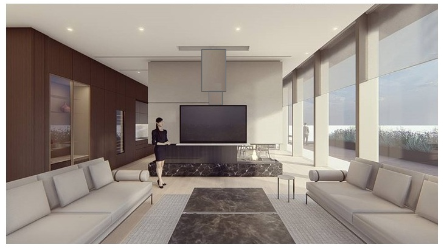 55" 65" 75" 85" 96" XXXL Motorlu Elektrikli Tavan TV, Lift Asansörlü, Otomatik Kumandalı Ayarlı, Tavan'a Gömme Lift