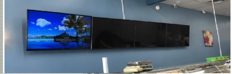 17" 43" 1 x 4 Monitörlü Düz Duvar Montaj Açı Ayarlı Askı Aparatı