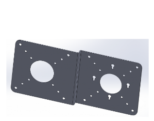 Mini PC Vesa Mount Kit Tutucu Stand/ İnce İstemci CPU Braketi Thin Client Mount Kit