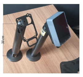 Masa Montajlı Sabit, Temassız, Hareketli Yazarkasa Pos Tutucu Standı 30 Cm